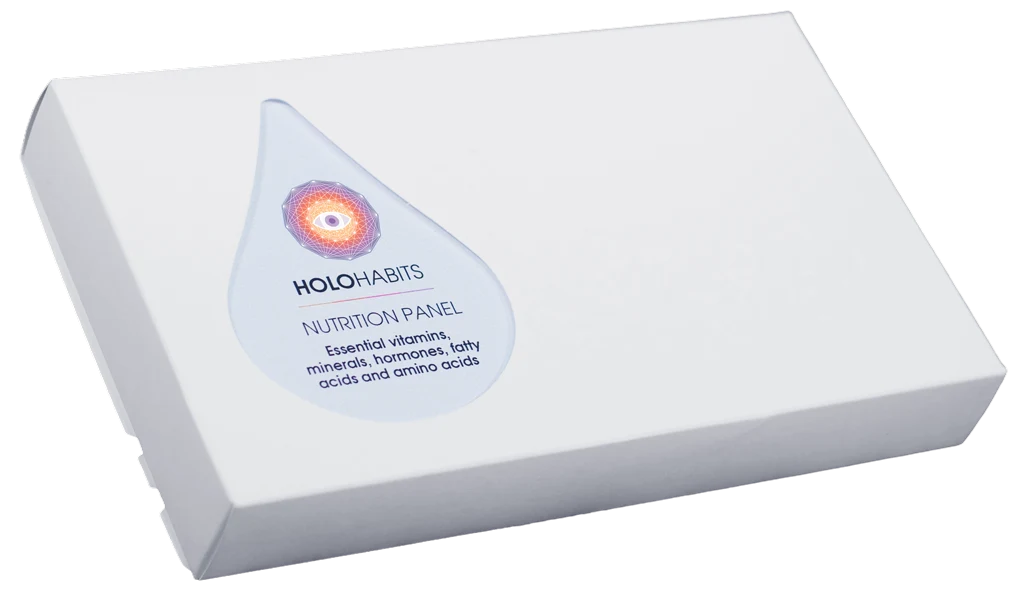 The Holohabits Nutrition Panel home test kit